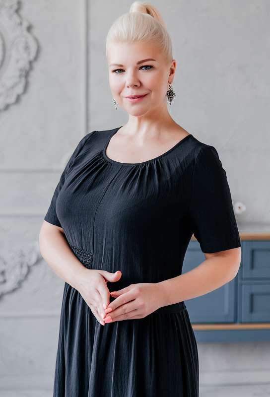 Платье ASV 2437 чёрный ASV купить по оптовым и розничным ценам