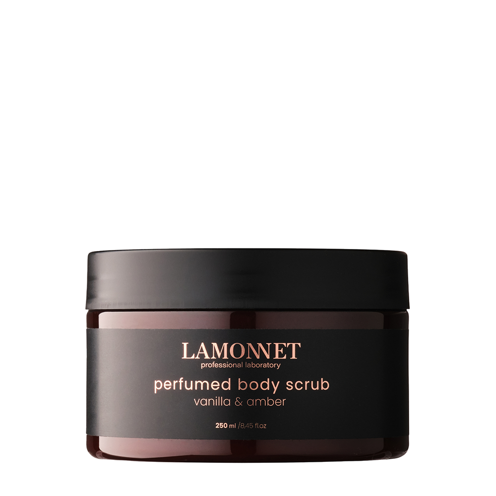 Скраб парфюмированный для тела, ваниль и амбра / LAMONNET 250 мл LAMONNET купить по оптовым и розничным ценам