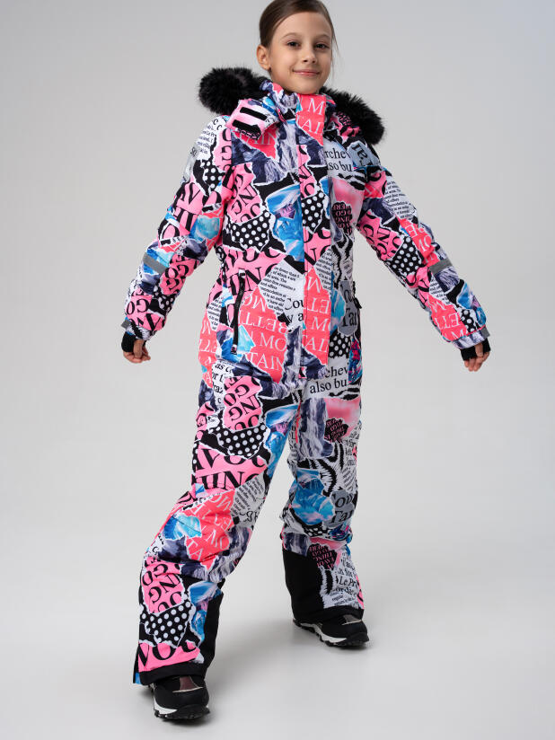 Комбинезон текстильный с полиуретановым покрытием для девочек 32521012 PlayToday купить по оптовым и розничным ценам