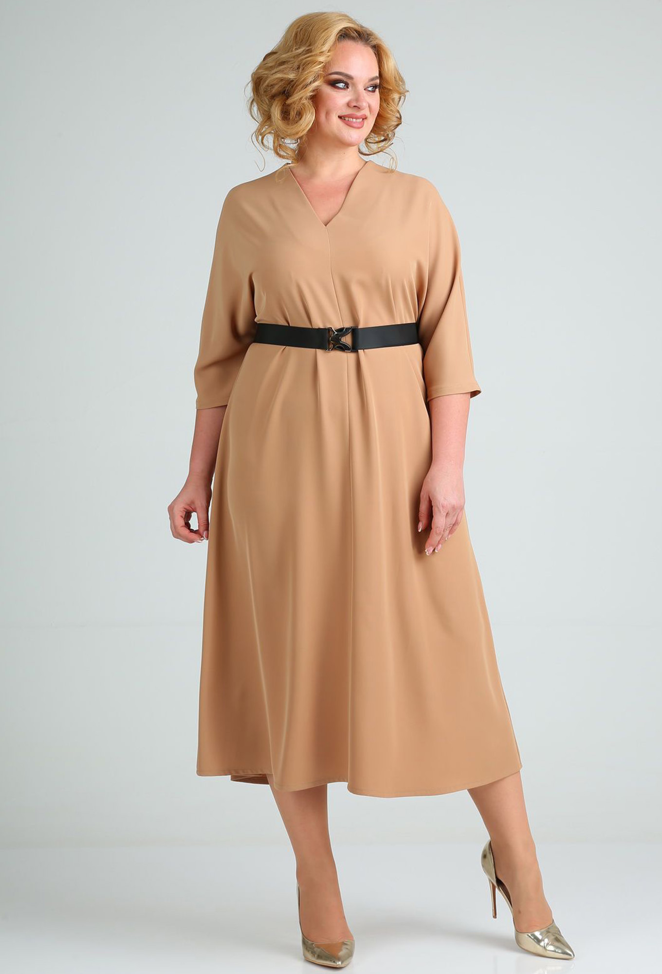 Платье Diamant 1694 бежевый Diamant купить по оптовым и розничным ценам