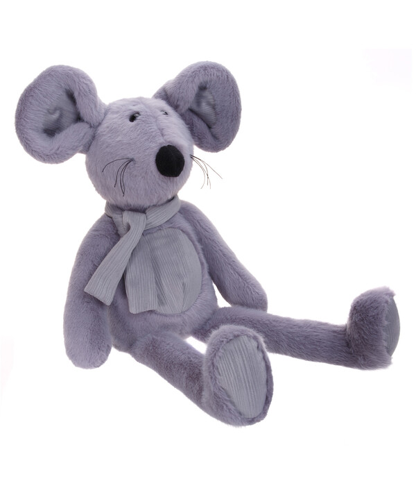 Мышка в шарфе, 24 см сидя, по имени Душка, мягкая игрушка Gulliver, коллекция Holiday 78-TP0676A Gulliver toys купить по оптовым и розничным ценам