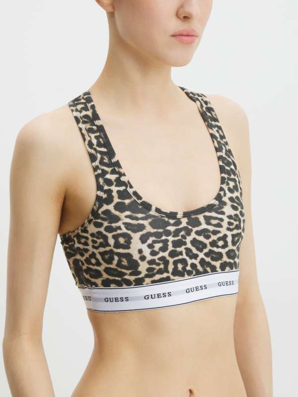 Женский топ CARRIE BRALETTE O97C01KBOE1/4203630, леопардовый принт Guess купить по оптовым и розничным ценам