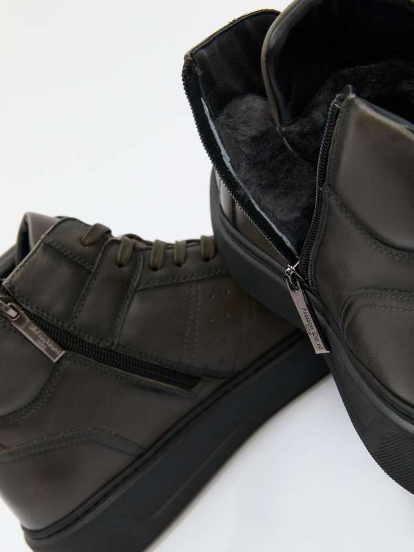 Мужские высокие кеды TMH3124F-9/4254743, серо-зеленый MAISON DAVID купить по оптовым и розничным ценам