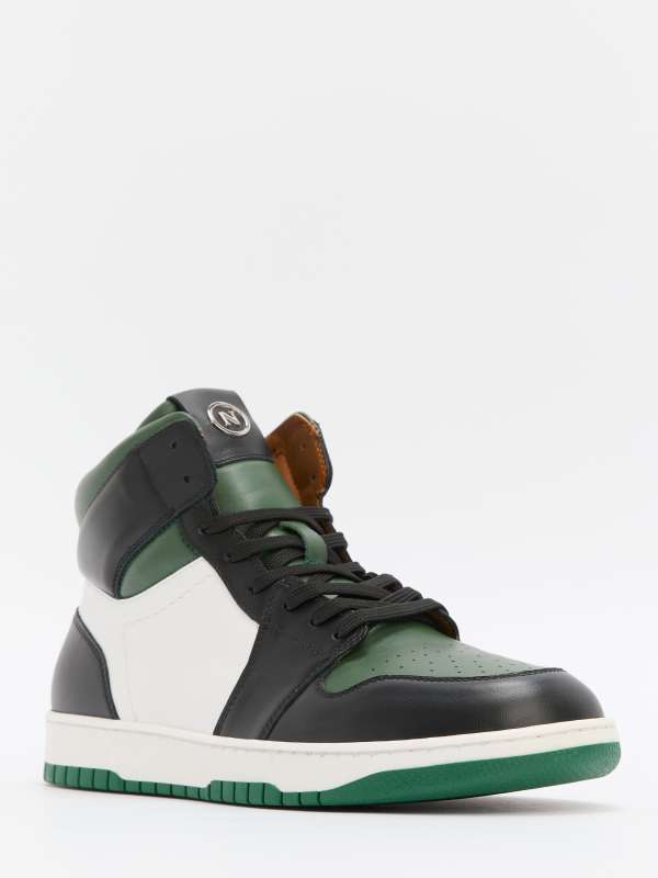 Мужские высокие кеды 04/329/07 (K)/4518290, темно-зеленый NOBLER купить по оптовым и розничным ценам