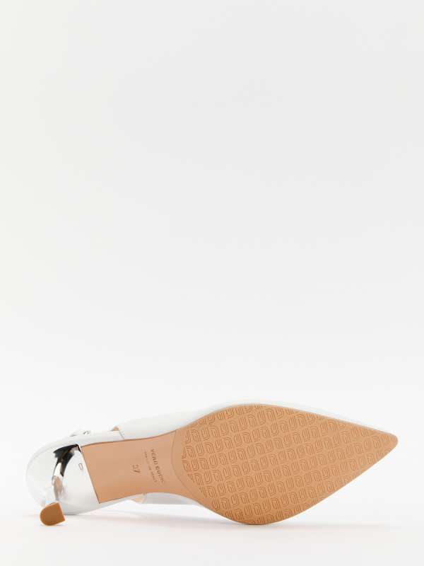 Женские туфли с открытой пяткой (слингбэк) S25454/4515376, белый GIOVANNI FABIANI купить по оптовым и розничным ценам