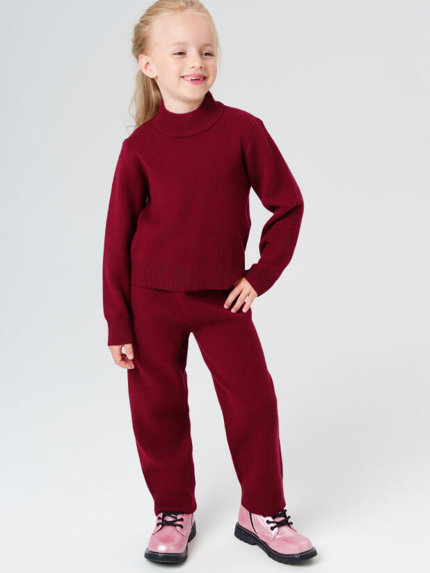 Комплект трикотажный для девочек: джемпер, брюки 32522191 PlayToday купить по оптовым и розничным ценам