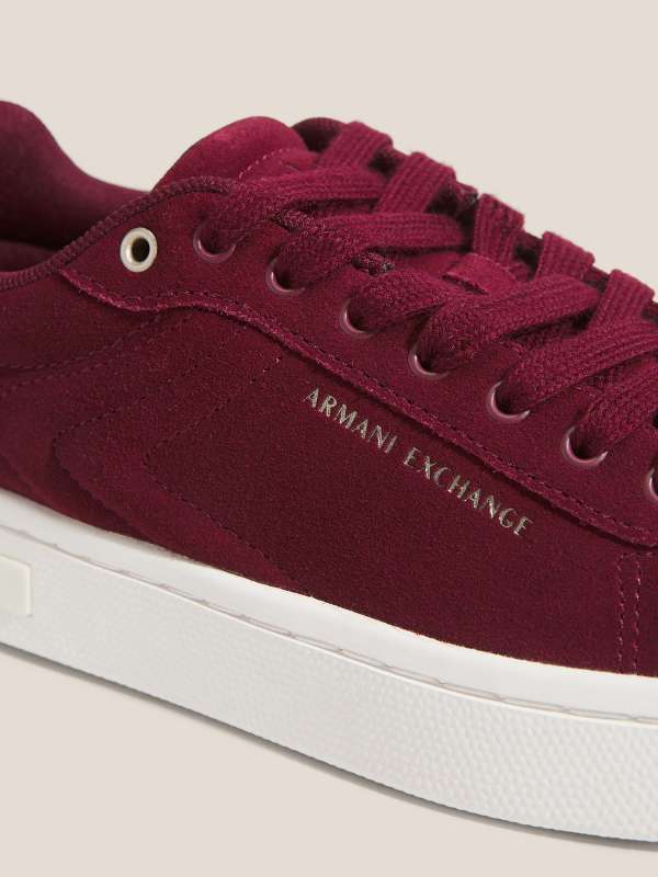 Женские кеды XW001619/4754639, бордовый ARMANI EXCHANGE купить по оптовым и розничным ценам