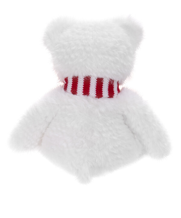 Мишка белый в шарфе, 21 см, мягкая игрушка Gulliver, коллекция Holiday 70-KY23SP2807 Gulliver toys купить по оптовым и розничным ценам