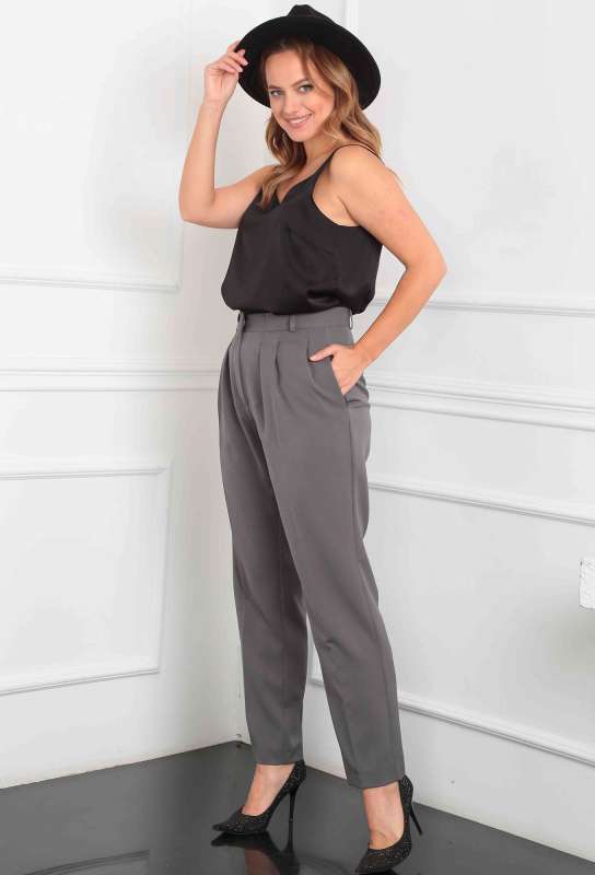 Брюки Lady Line 531 серый Lady Line купить по оптовым и розничным ценам