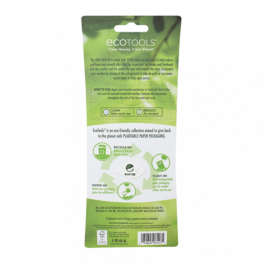 Роллер нефритовый для массажа лица / Jade Roller ECOTOOLS купить по оптовым и розничным ценам