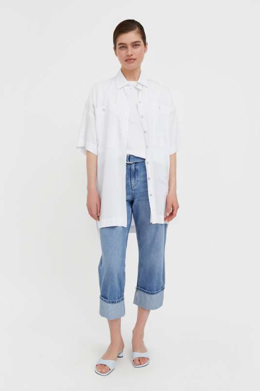 Брюки женские джинсы B21-15020