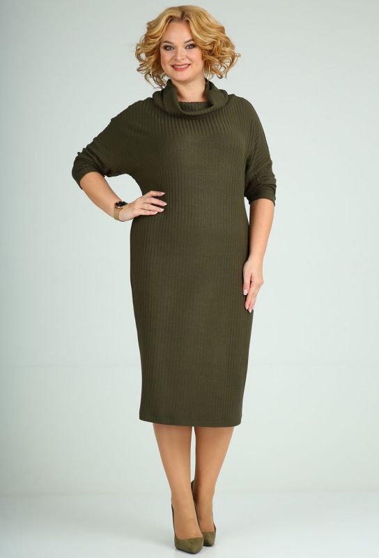 Платье Diamant 1724 хаки Diamant купить по оптовым и розничным ценам