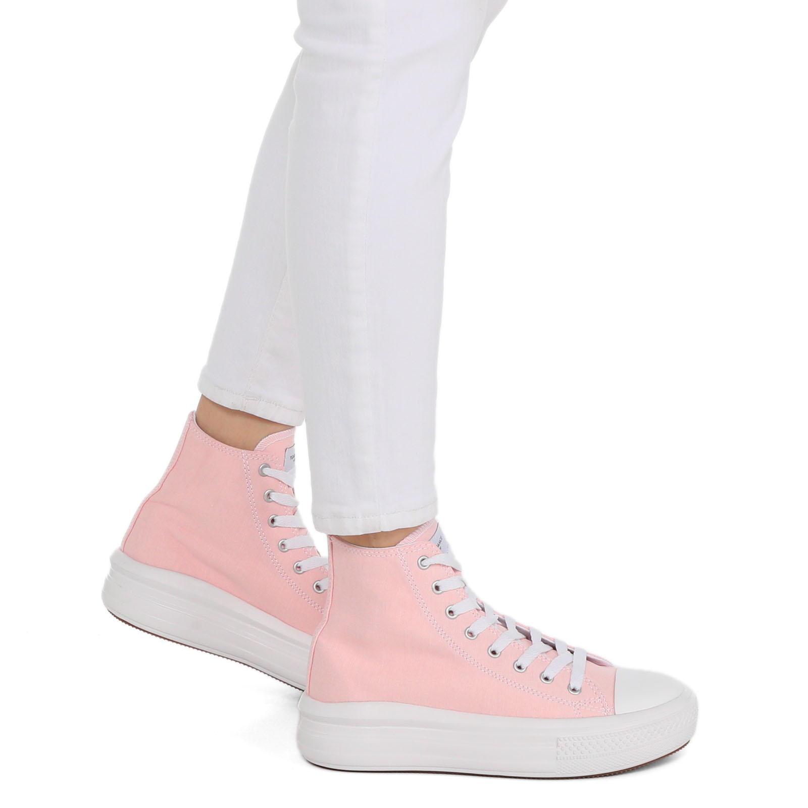 Женские высокие кеды AQ515C-02/3420730, светло-розовый TENDANCE купить по оптовым и розничным ценам