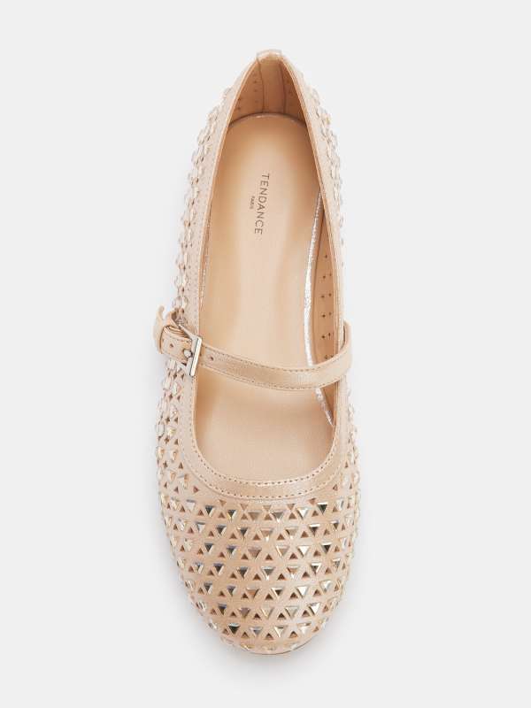 Балетки мэри-джейн GLC7832-03/4460621, бежево-золотой TENDANCE купить по оптовым и розничным ценам