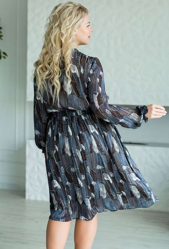 Платье ASV 2219 серый ASV купить по оптовым и розничным ценам