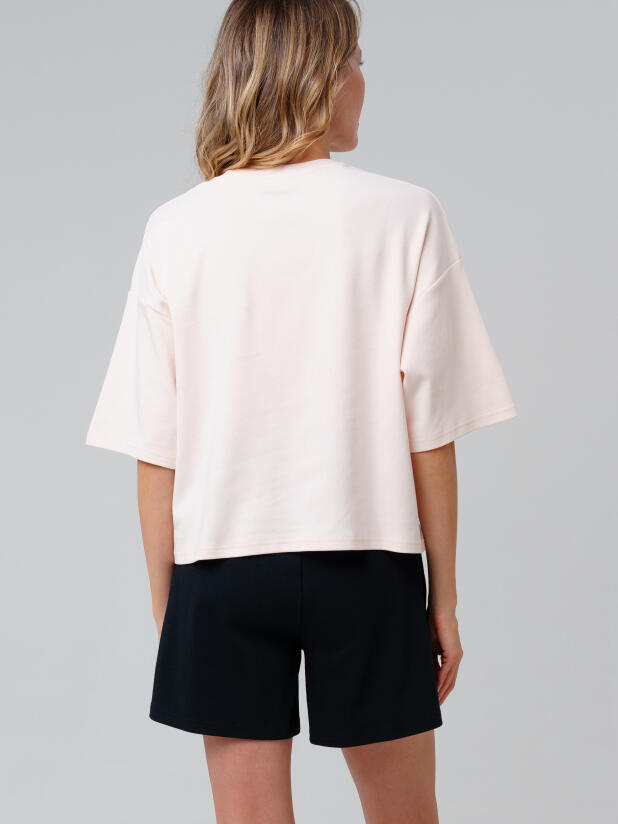 Комплект трикотажный для женщин: фуфайка (футболка), шорты 32586003 PlayToday купить по оптовым и розничным ценам