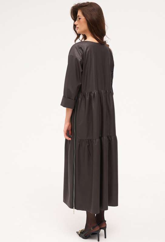 Платье KaVari 1093 коричневый KaVari купить по оптовым и розничным ценам