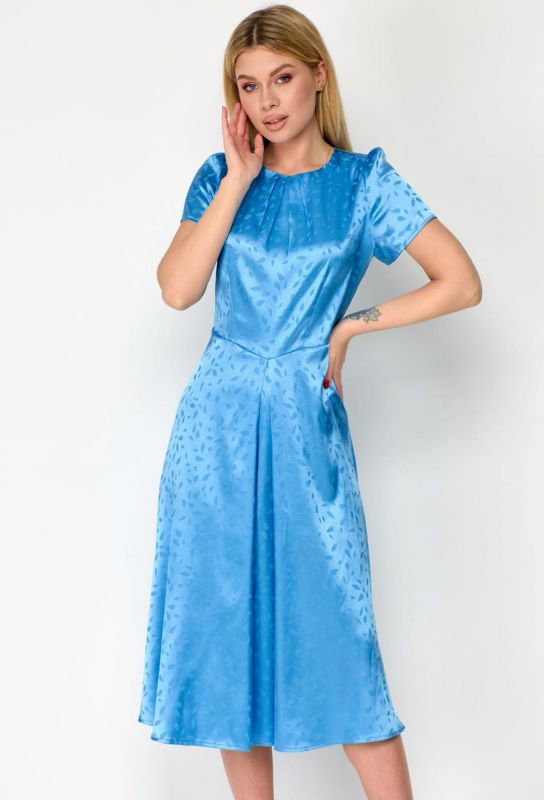 Платье Viola Style 01048 голубой Viola Style купить по оптовым и розничным ценам