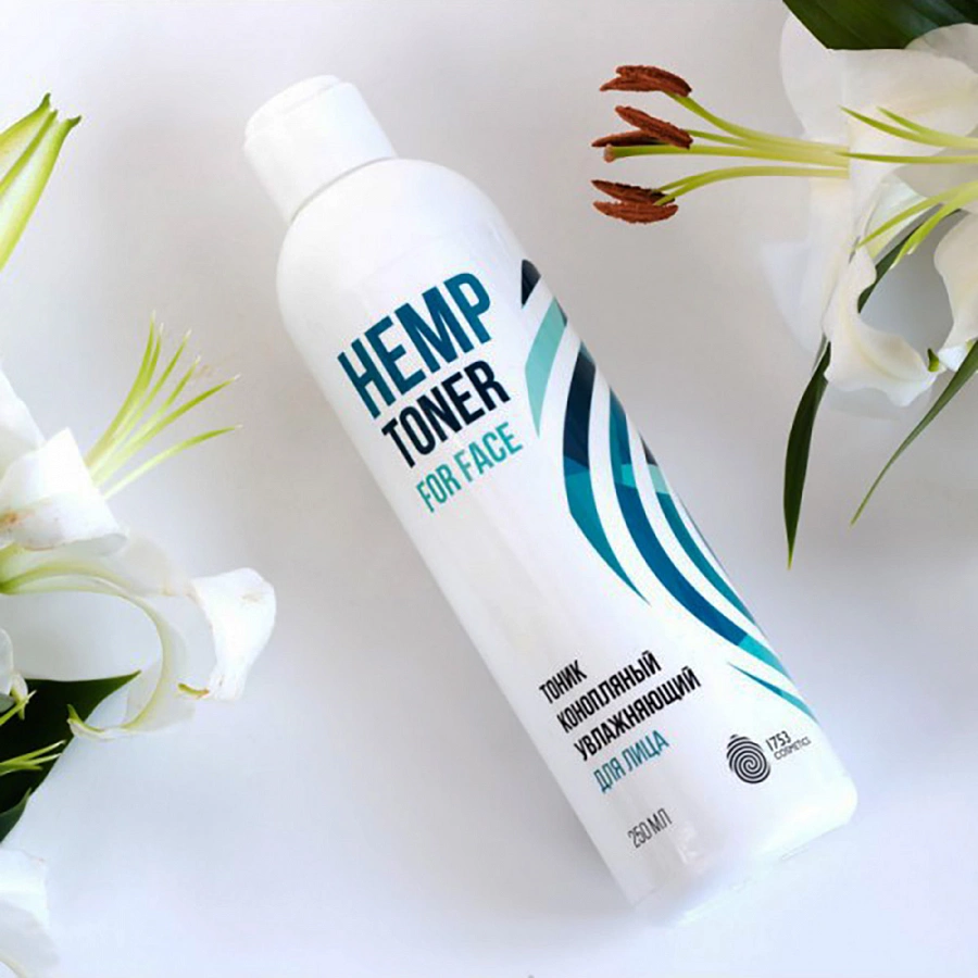 Тоник увлажняющий для лица / Hydrating Hemp Toner For Face 1753 cosmetics 250 мл 1753 COSMETICS купить по оптовым и розничным ценам