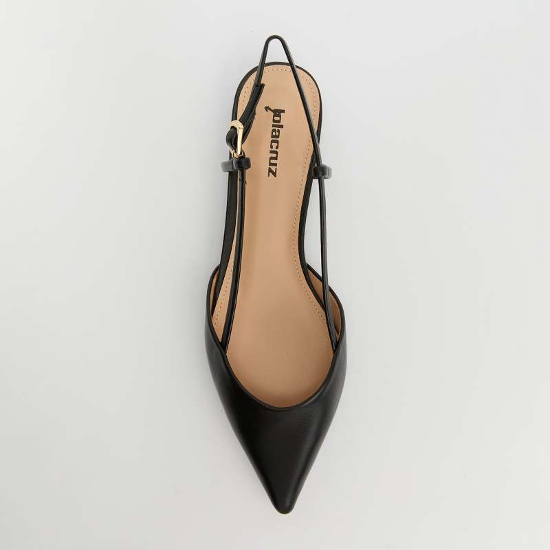 Балетки с открытой пяткой (слинг-бэк) CARMEN FLAT 109Z13BK/4051930, черный LOLA CRUZ купить по оптовым и розничным ценам