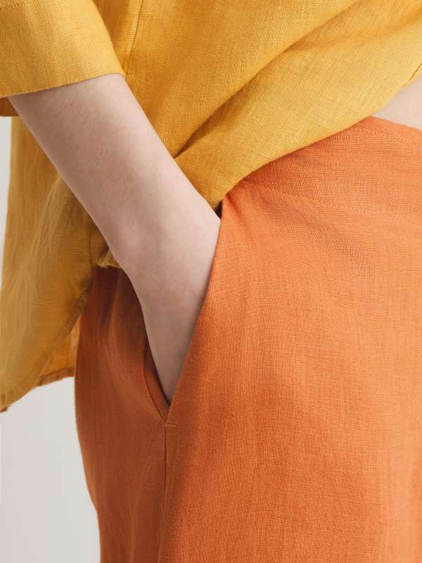 Женские кюлоты ML2103/3210994, оранжевый MAISON DAVID купить по оптовым и розничным ценам