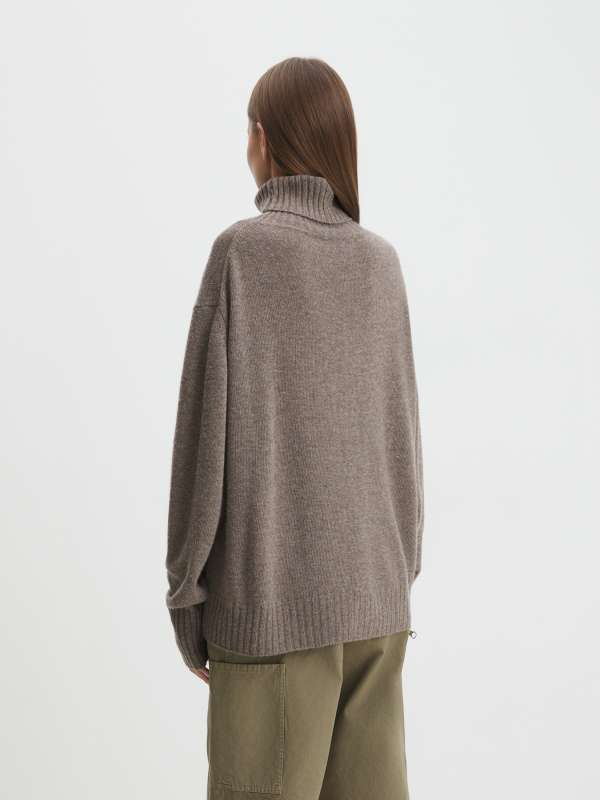 Женский свитер Jacket-1/4269000, серо-коричневый MAISON DAVID купить по оптовым и розничным ценам