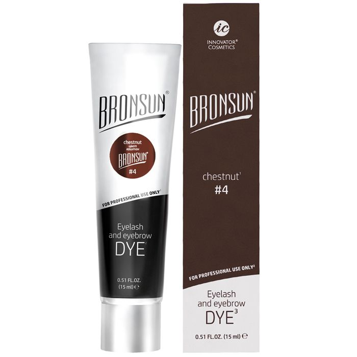 Краска для ресниц и бровей, каштан / BRONSUN #4 15 мл BRONSUN купить по оптовым и розничным ценам