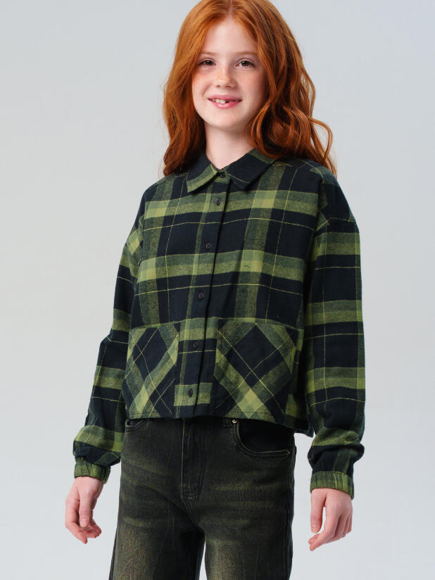 Рубашка текстильная для девочек 32521174 PlayToday купить по оптовым и розничным ценам