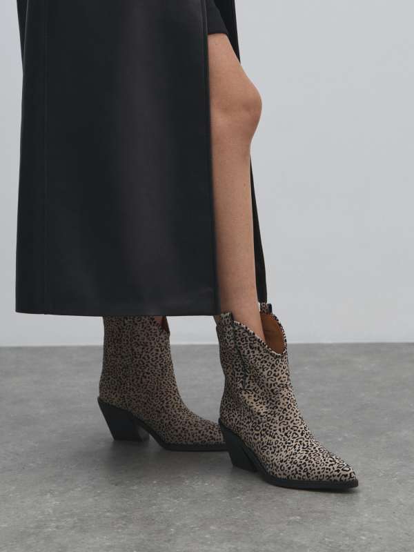 Казаки CLF785K-05/4478003, леопардовый принт TENDANCE купить по оптовым и розничным ценам