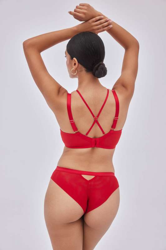 Трусы-бразилиана Chiara Braziliany Red