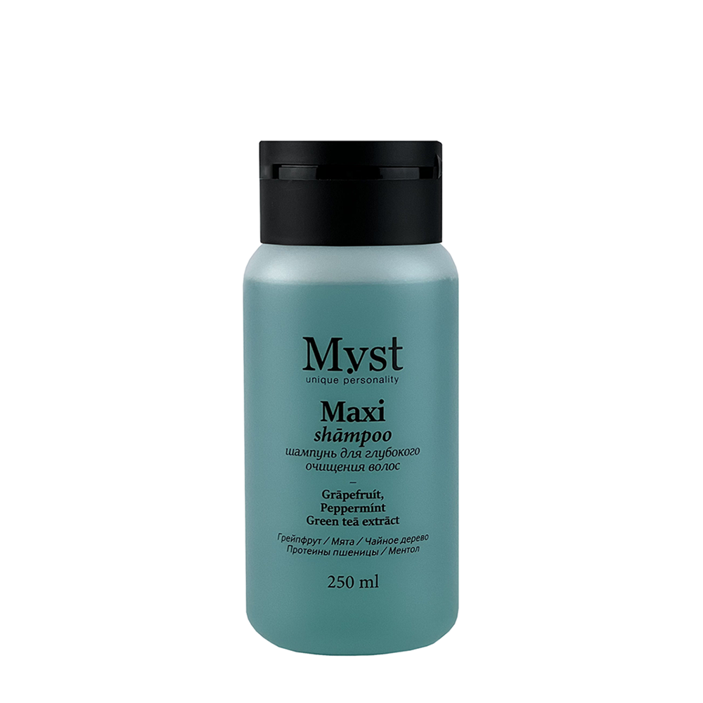 Шампунь для глубокого очищения волос / Maxi Shampoo 250 мл MYST купить по оптовым и розничным ценам