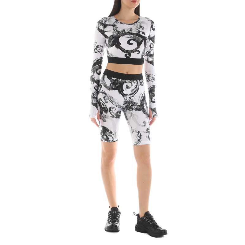 Топ лонгслив 76HAH218/3818688, белый VERSACE JEANS COUTURE купить по оптовым и розничным ценам