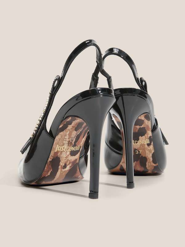 Женские туфли с открытой пяткой (слингбэк) ALYSHA 78RA3S02/4452212, черный JUST CAVALLI купить по оптовым и розничным ценам