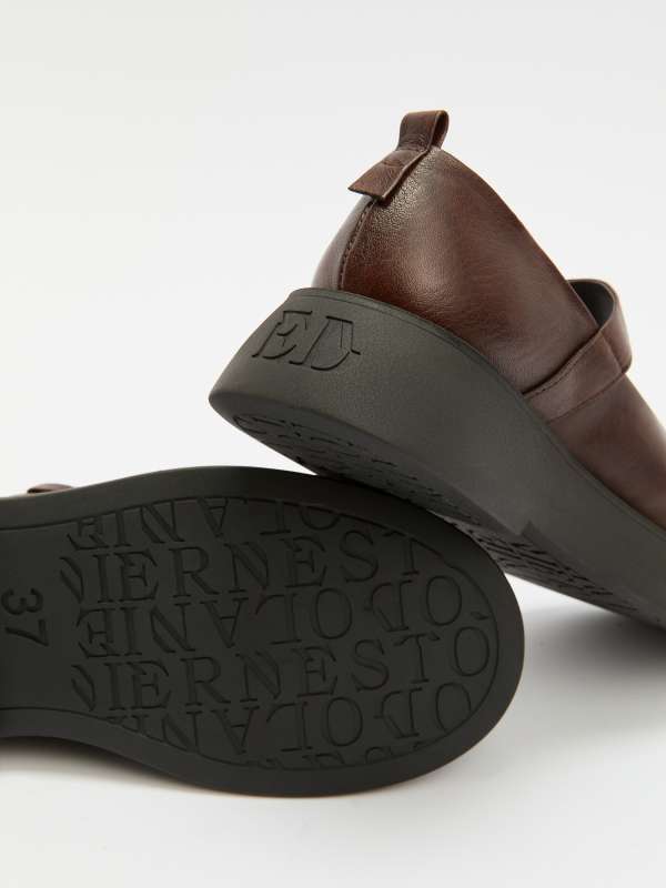 Женские туфли мэри-джейн SILICONE DONNA 7DSIL07/4178112, темно-коричневый ERNESTO DOLANI купить по оптовым и розничным ценам