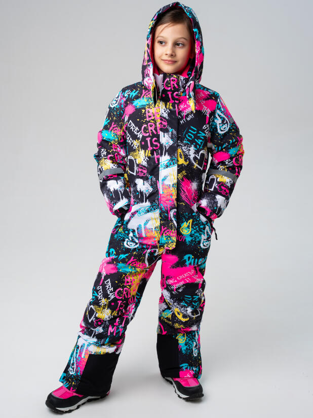 Комбинезон текстильный с полиуретановым покрытием для девочек 32521016 PlayToday купить по оптовым и розничным ценам