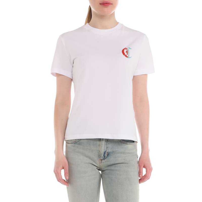Женская футболка 76PAHC02/3918176, белый JUST CAVALLI купить по оптовым и розничным ценам