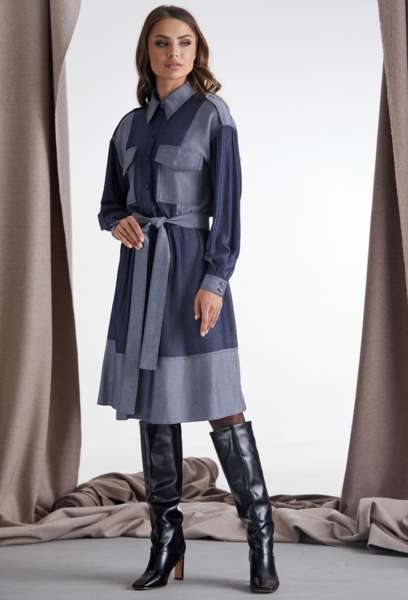 Платье Rami 5078 синий RaMi купить по оптовым и розничным ценам