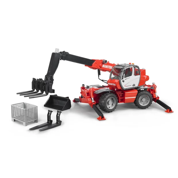 Погрузчик колесный  Manitou MRT 2150  с телескопическим ковшом 02-129 Bruder купить по оптовым и розничным ценам