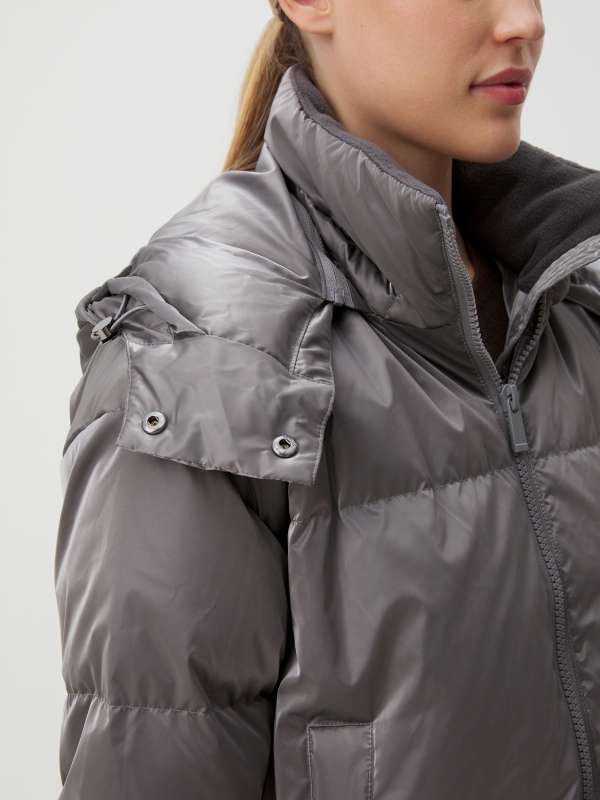 Женский пуховик MLY010/3703562, светло-серый MAISON DAVID купить по оптовым и розничным ценам