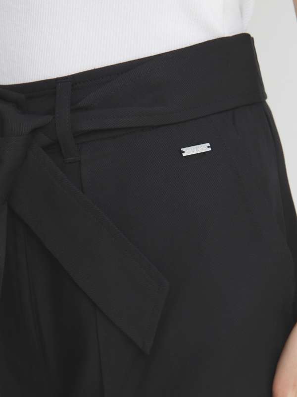 Женские шорты NEW NINA BELTED SHORT W5GD1RWG4C2/4666254, черный Guess купить по оптовым и розничным ценам