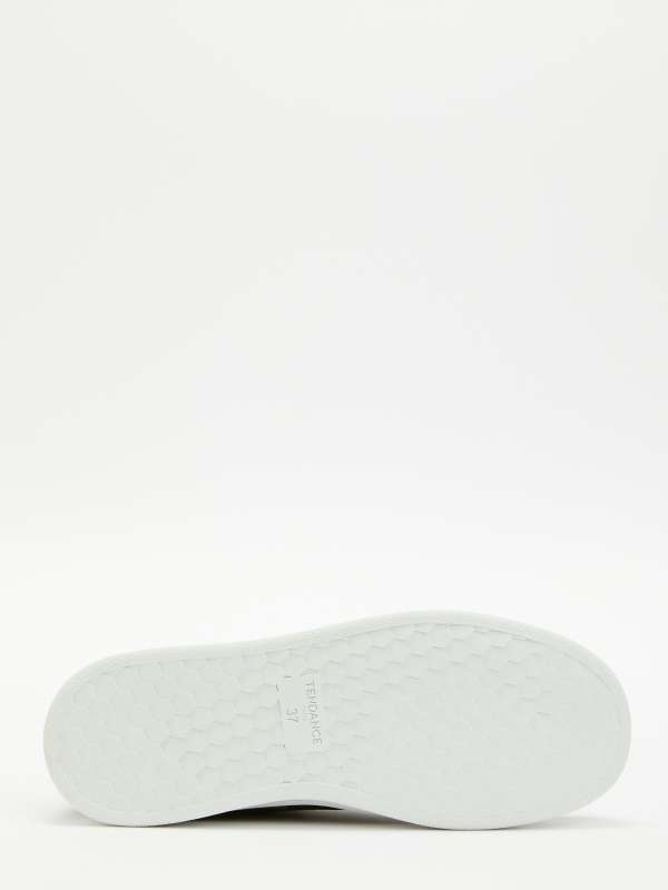 Женские кеды из денима YS-38091A-10/4020341, леопардовый принт TENDANCE купить по оптовым и розничным ценам