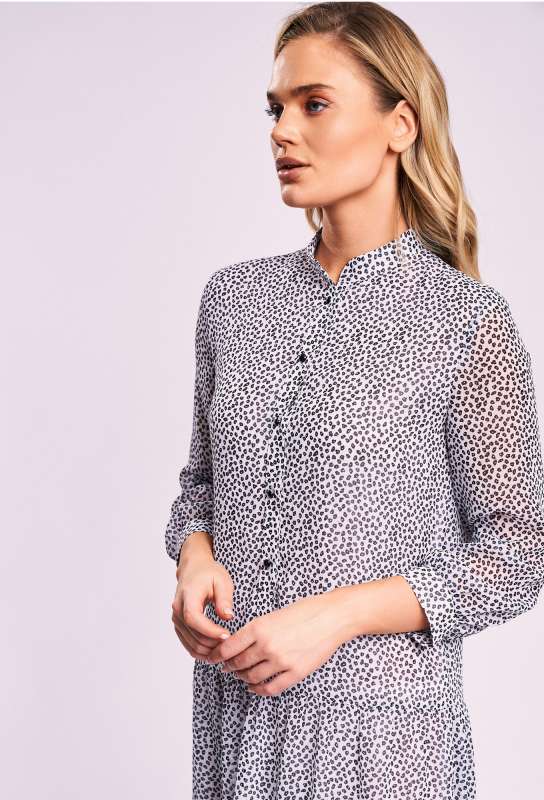 Платье KaVari 1009 белый принт KaVari купить по оптовым и розничным ценам