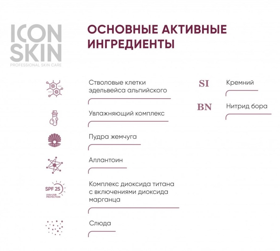 BB-пудра минеральная / Smart Glow Star 10 гр ICON SKIN купить по оптовым и розничным ценам