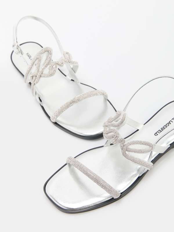 Женские сандалии OLYMPIA Karl Signia Slide KL87425/4643498, серебряный KARL LAGERFELD купить по оптовым и розничным ценам