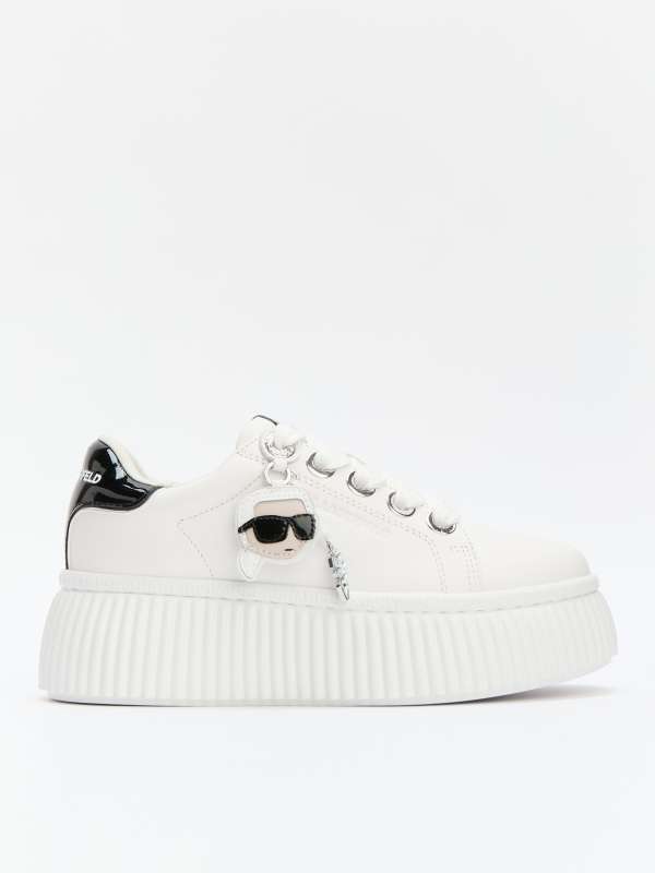 Женские кеды KREEPER LO Twin Pendant Lo Lace KL42376T/4591478, белый KARL LAGERFELD купить по оптовым и розничным ценам