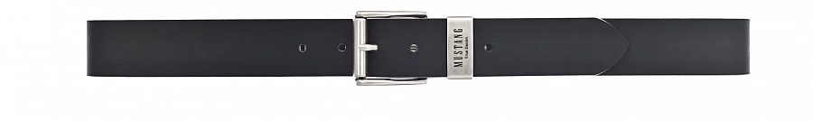 Ремень Leather belt in 40 mm with metal loop and buckle in polished silver MG2104R04-0790 Mustang купить по оптовым и розничным ценам