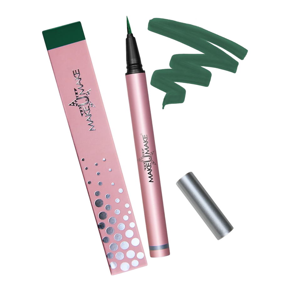 Лайнер-фломастер водостойкий для глаз с фетровым грифелем, зеленый болотный / MAKEUMAKE 7 мл MAKEUMAKE купить по оптовым и розничным ценам