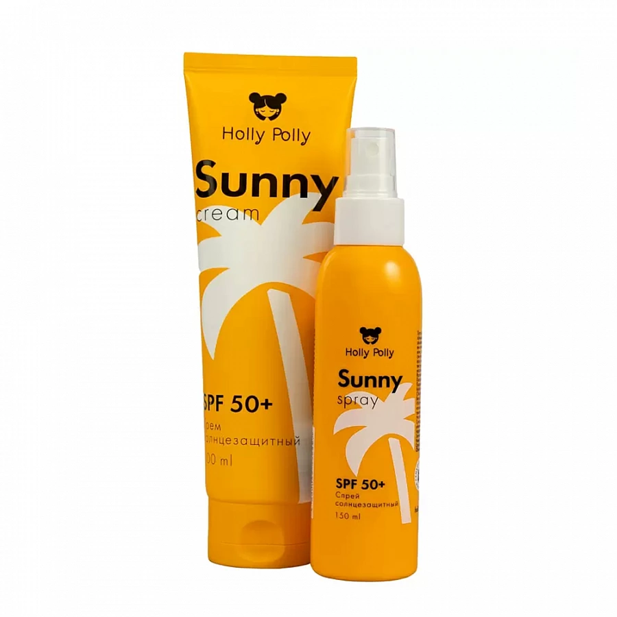 Спрей солнцезащитный для лица и тела SPF 50+ / Holly Polly Sunny 150 мл HOLLY POLLY купить по оптовым и розничным ценам