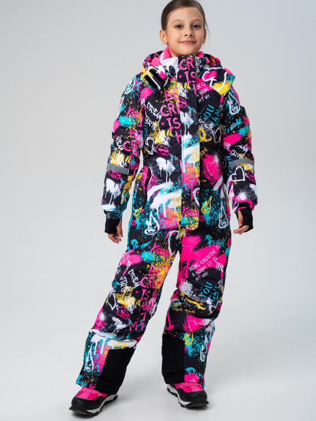 Комбинезон текстильный с полиуретановым покрытием для девочек 32521016 PlayToday купить по оптовым и розничным ценам