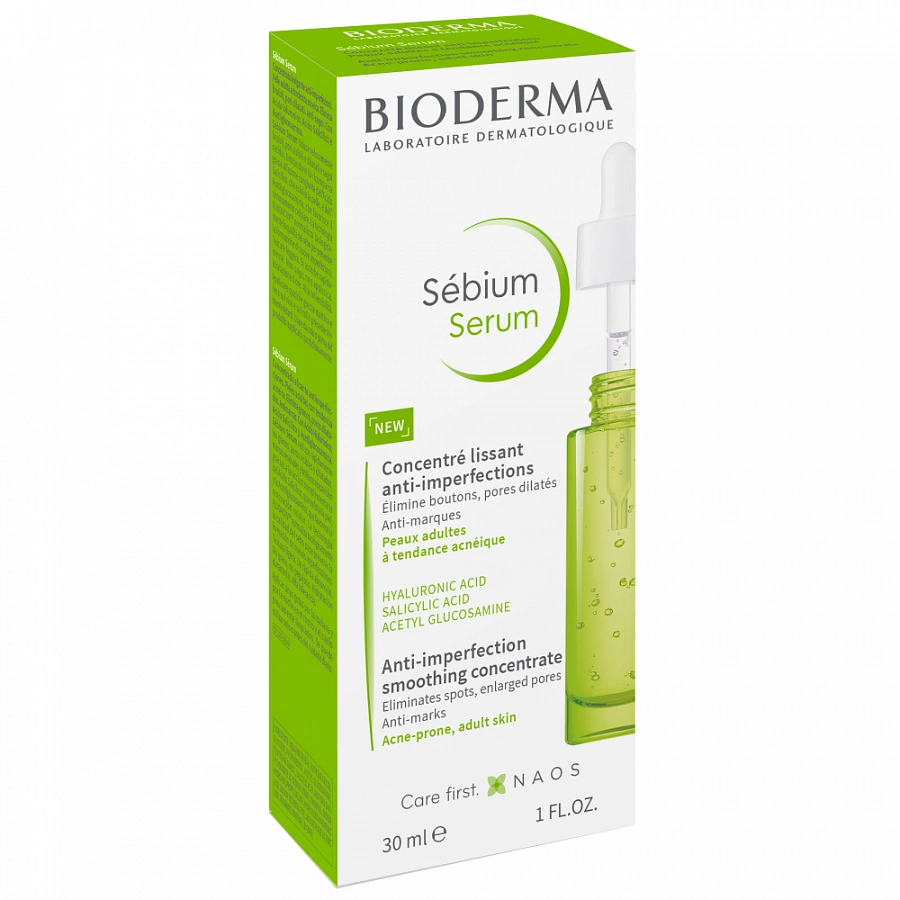 Сыворотка против несовершенств, постакне и морщин / Sebium 30 мл BIODERMA купить по оптовым и розничным ценам